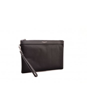 MICHAEL BY MICHAEL KORS - Leather document holder with zip - Black