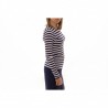 MICHAEL BY MICHAEL KORS - T-Shirt in cotone a righe - Navy/Bianco