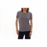 MICHAEL BY MICHAEL KORS - Striped cotton T-shirt - Navy/White
