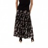 MICHAEL BY MICHAEL KORS -  Georgette skirt with flowers - Black/White