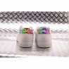 2 STAR - Sneakers Low in Ecopelle  - Bianco/Multicolor