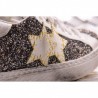 2 STAR - Low Sneakers with Glitter  - Blue/White