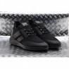 TOD'S -  Leather and Tech Fabric GYM Sneakers - Black