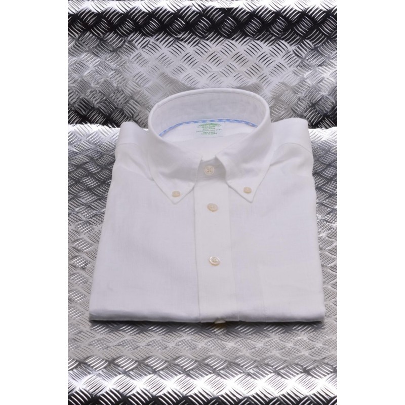 BrooksBrothers -   Linen shirt - White