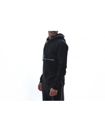 MCQ BY ALEXANDER MCQUEEN -   Hood sweatshirt with zip - Black