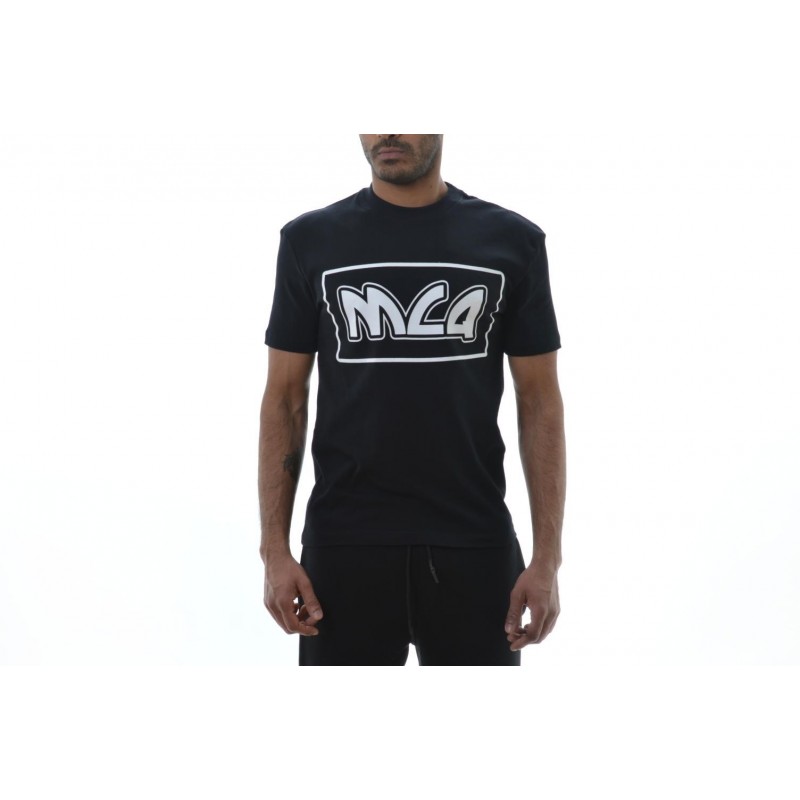MCQ BY ALEXANDER MCQUEEN - T-shirt in cotone con stampa - Nero