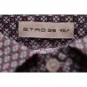 ETRO - Camicia in cotone Microfantasia - Avorio/Verde/Bordeaux