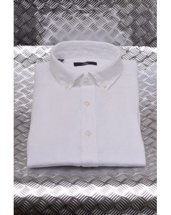 FAY -  Linen shirt - White