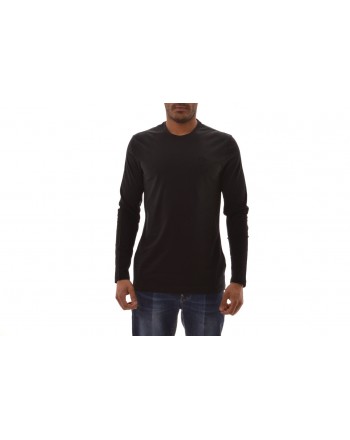 VERSACE COLLECTION - T-Shirt a manica lunga - Nero