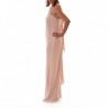 POLO RALPH LAUREN - Long One Shoulder Dress DEANNIE - Light Pink