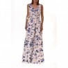 POLO RALPH LAUREN - Long FloralPrinted  Dress TIVIANA - Blue