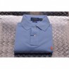 POLO RALPH LAUREN -  Slim Fit Cotton Polo Shirt  - Baby Blue