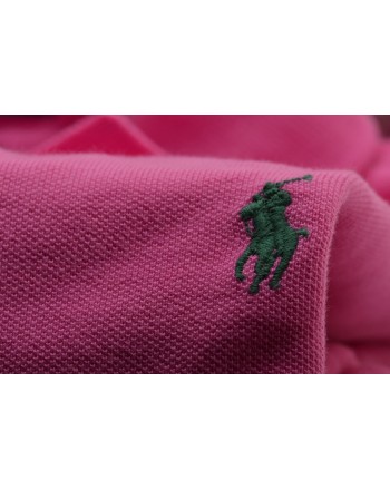 POLO RALPH LAUREN -  Polo in Cotone Slim Fit  - Maui Pink