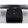 POLO RALPH LAUREN - Cotton Custom Slim Polo shirt -  Black