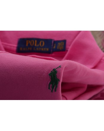 POLO RALPH LAUREN - Polo in Cotone Custom Slim Fit - Maui Pink