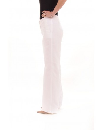 MAX MARA Linen Trousers STREET - White
