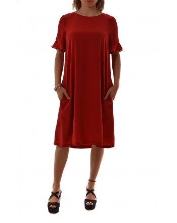 MaxMara Studio - Silk dress - Red