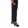 Weekend M.Mara - NIGRA cotton trousers with elastic and drawstring waist - Blue