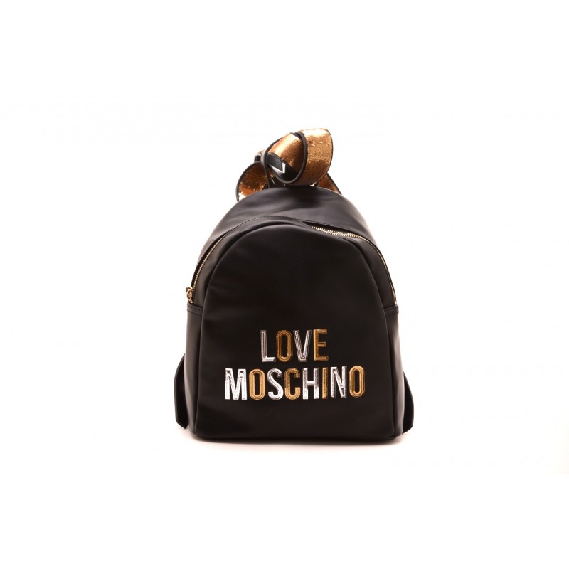 LOVE MOSCHINO - Zaino con stampa Logo in rilievo - Nero