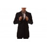 VERSACE COLLACTION - Two-button jacket with slits - Black
