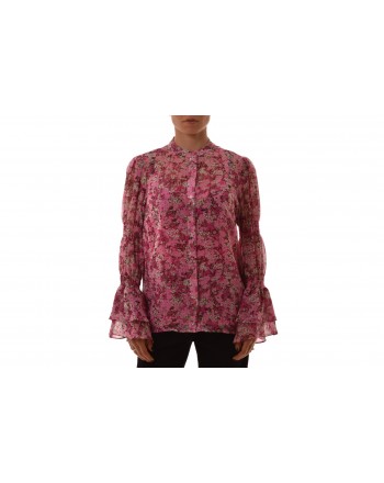 MICHAEL BY MICHAEL KORS - Flounced shirt with floral printed - Hibiscus