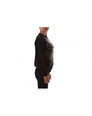 PHILIPP PLEIN - Cotton sweatshirt with print - Black