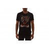 PHILIPP PLEIN - Cotton T-Shirt with cristals - Black