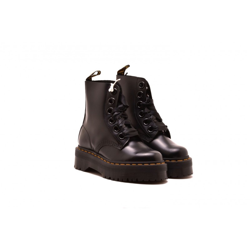 DR.MARTENS - MOLLY BUTTERO ankle boot in leather - Black