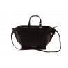 CALVIN KLEIN - Shopping bag in leather - Black