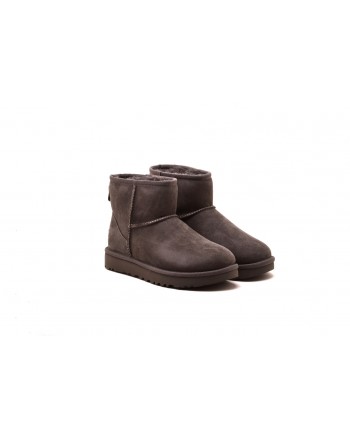 UGG - MINI Boots in sheepskin and suede - Grey