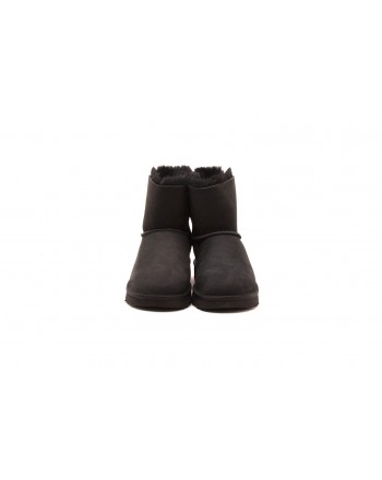 UGG - Mini BAILEY boots in Sheepskin and Suede - Black