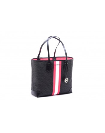 MICHAEL by MICHAEL KORS - Shopping Bag EVA - Black/Neon Pink