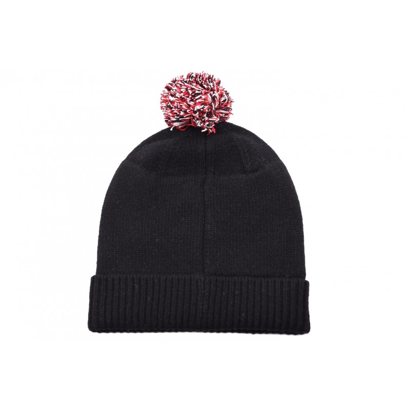 POLO RALPH LAUREN - Wool hat with embroidery - Black