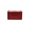 PINKO - LOVE bag SIMPLY in leather - Dark Red