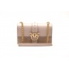 PINKO - LOVE bag SIMPLY in leather - Beige