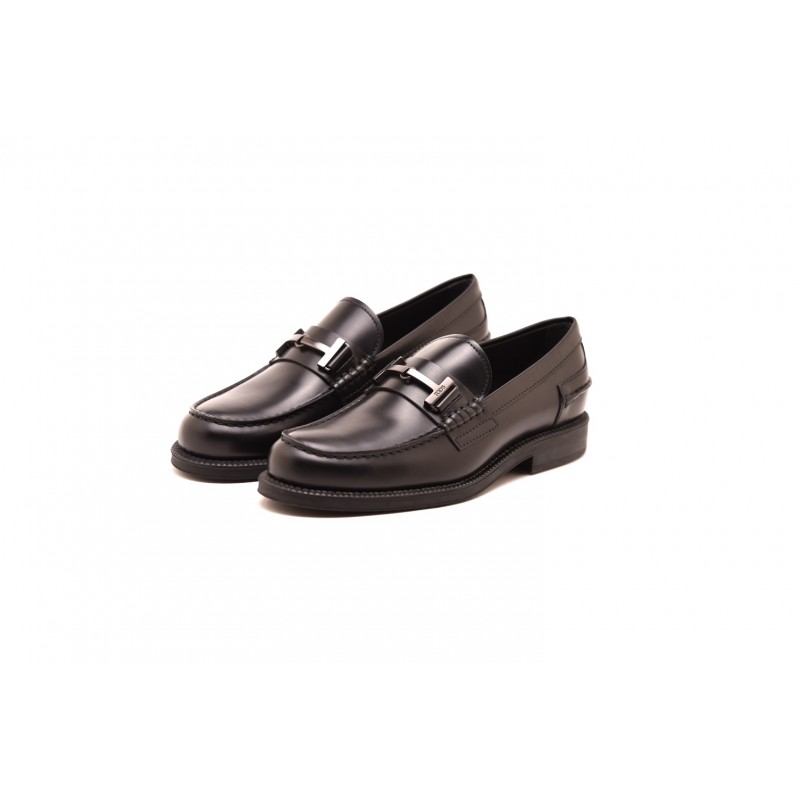 TOD'S - Leather loafers - Black