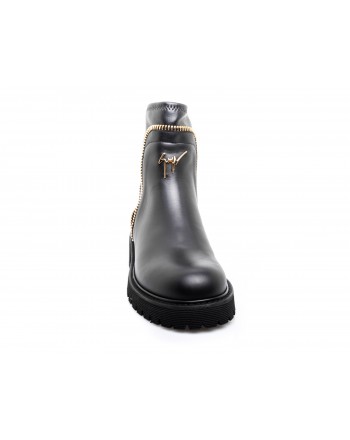 GIUSEPPE ZANOTTI - Leather Boot - Black