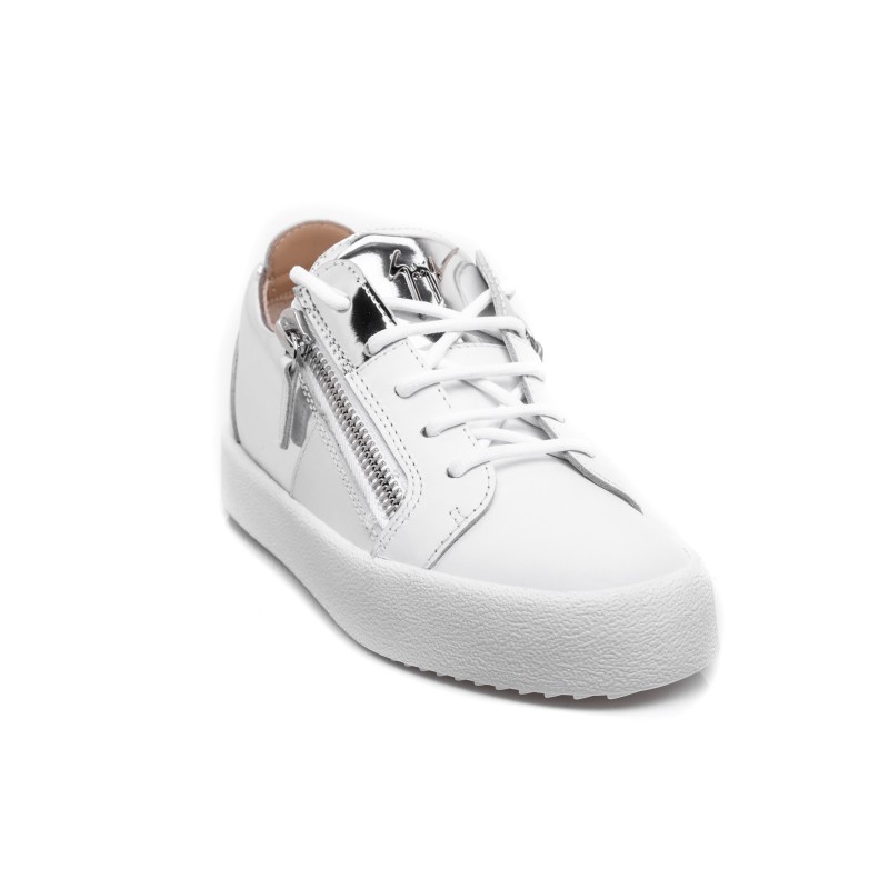 GIUSEPPE ZANOTTI - Sneakers in pelle - Bianco