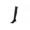 GIUSEPPE ZANOTTI -Elastic Fabric High Boots  - Black