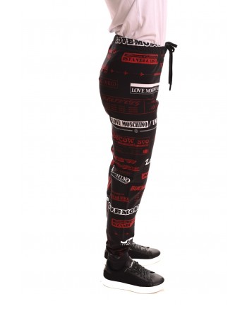 LOVE MOSCHINO - Cotton trousers with print