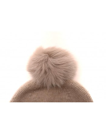 MAX MARA - Wool hat with pon-pon CRASSO - Ivory