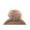MAX MARA - Cappello in lana con pon-pon CRASSO- Avorio