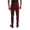 FAY - Stretch cotton trousers - Bordeaux