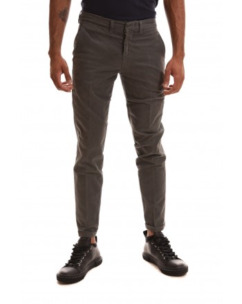 FAY - Stretch cotton trousers - Grey