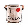 POLO RALPH LAUREN - Foulard LOVE in seta - Bianco