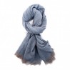 EMPORIO ARMANI - Cashmere scarf - Light Blue