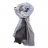 EMPORIO ARMANI - Wool scarf - Grey/Light Blue