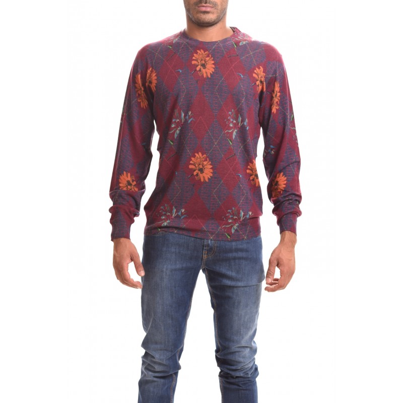 ETRO - Silk and cashmere sweater - Bordeaux