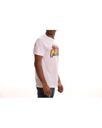 FRANKIE MORELLO - Cotton T-Shirt with Pokemon Logo - White