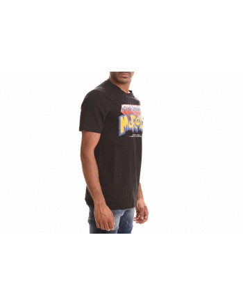FRANKIE MORELLO - Cotton T-Shirt with Pokemon Logo - Black